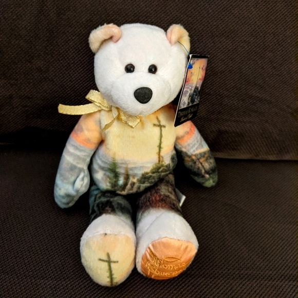 Thomas Kinkade Sunrise beanie bear